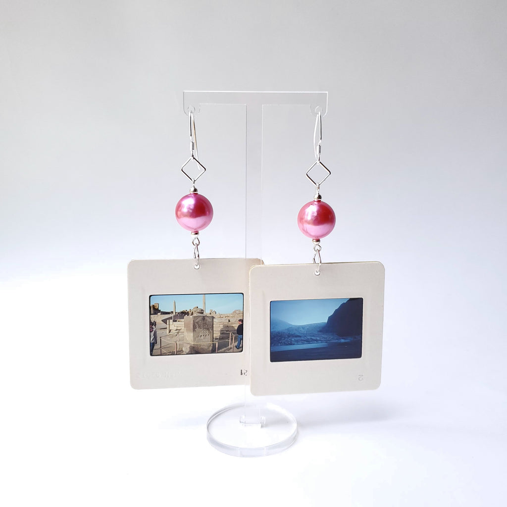 Vintage Slide Jewelry handmade in Austin, Texas by jewelry designer Anne Marie Beard.