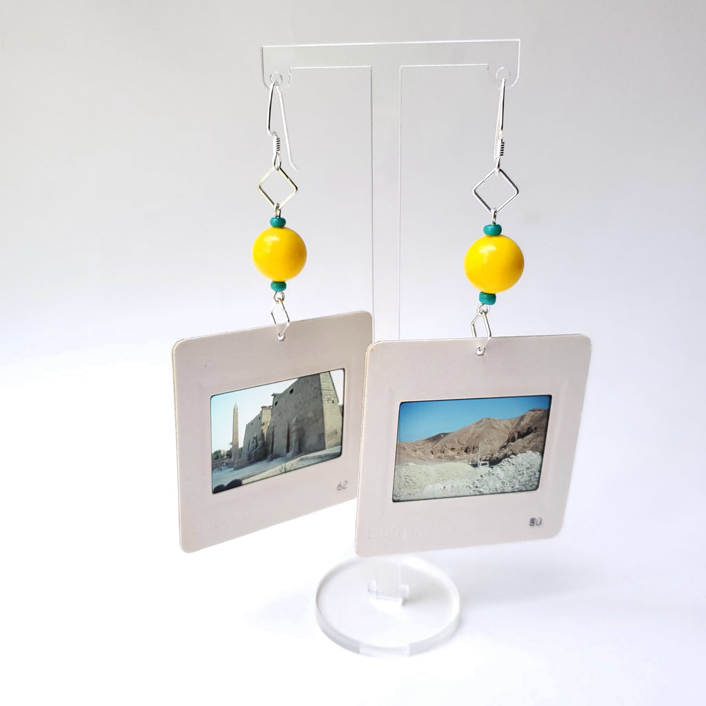 Vintage Slide Jewelry handmade in Austin, Texas by jewelry designer Anne Marie Beard.