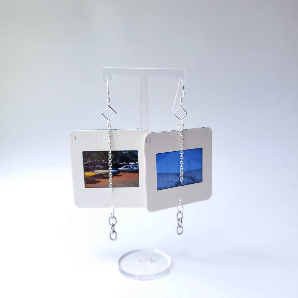 Vintage Slide Jewelry handmade in Austin, Texas by jewelry designer Anne Marie Beard.