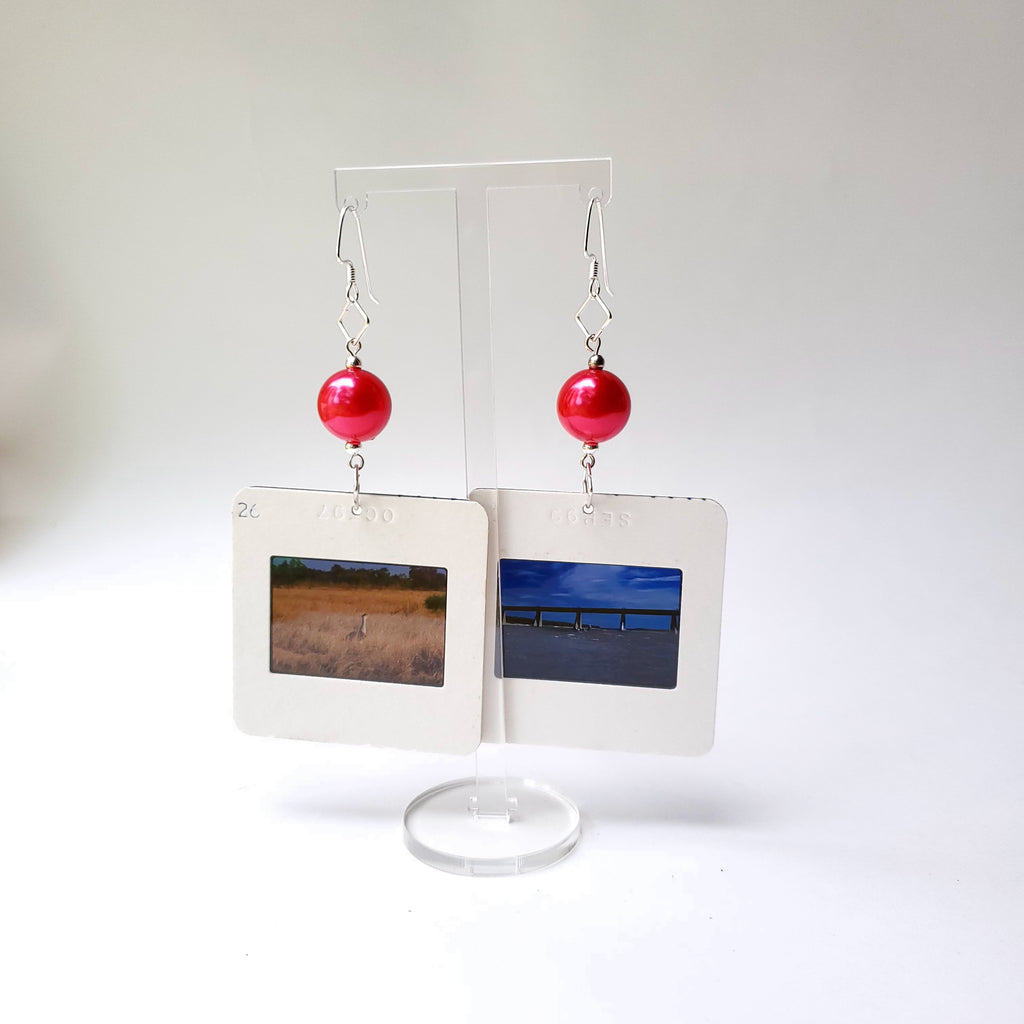 Vintage Slide Jewelry handmade in Austin, Texas by jewelry designer Anne Marie Beard.