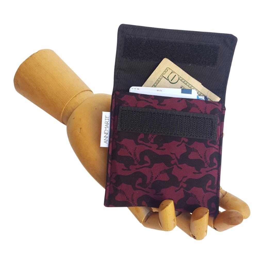  Velcro Mini Wallet by Anne Marie Beard. Handmade in Austin, Texas since 2004 y'all! annemarie mini wallet austin texas